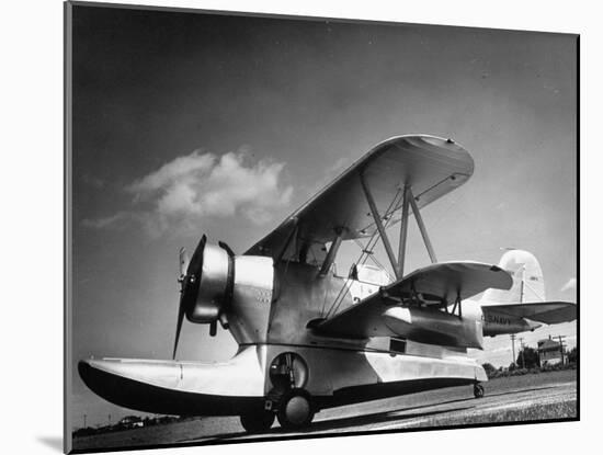 US Navy Grumman J2F-1 Amphibious Aircraft-Margaret Bourke-White-Mounted Photographic Print