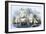 US Navy Squadron Commanded by Matthew Perry Sailing for Japan, 1852, including USS Susquehannah-null-Framed Giclee Print