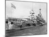 Us Navy Warships, Navy Yard, Balboa, Panama, 1931-null-Mounted Photographic Print