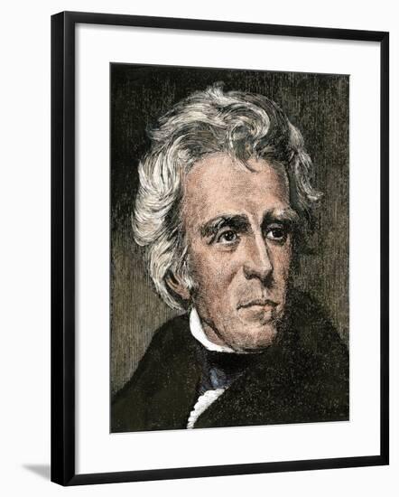 Us President Andrew Jackson-null-Framed Giclee Print