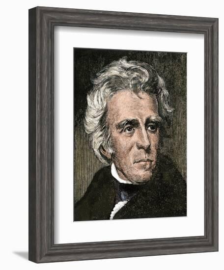 Us President Andrew Jackson-null-Framed Giclee Print