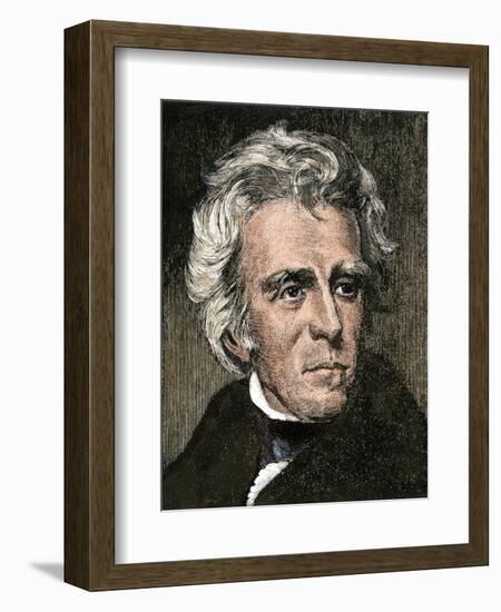 Us President Andrew Jackson-null-Framed Giclee Print