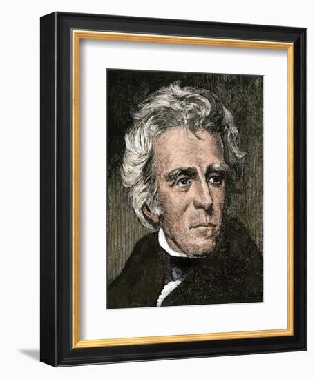 Us President Andrew Jackson-null-Framed Giclee Print