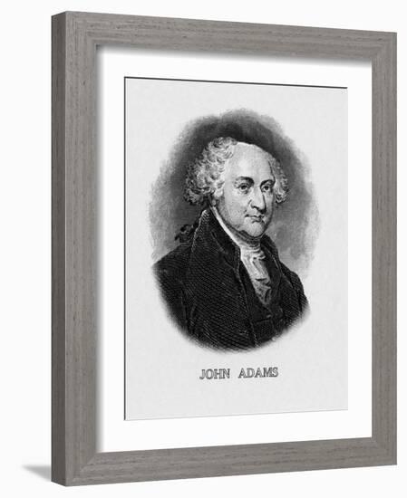 US President John Adams-null-Framed Photo