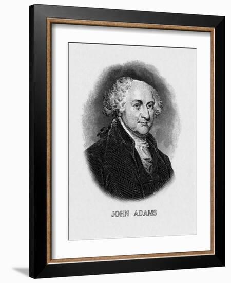 US President John Adams-null-Framed Photo