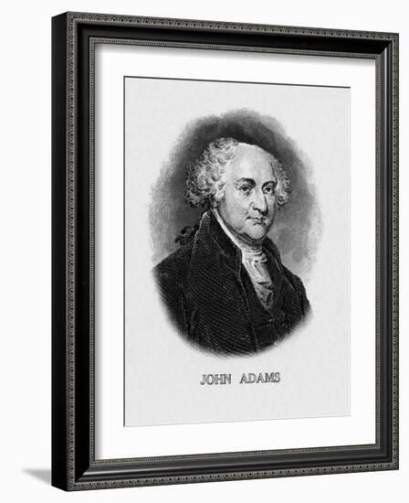 US President John Adams-null-Framed Photo