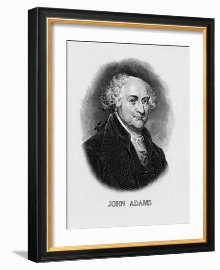 US President John Adams-null-Framed Photo