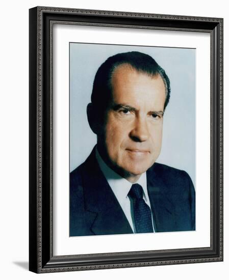 US President Richard Nixon, Early 1970s-null-Framed Photo