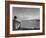 US Sailor Watching Navy Vessels on the Horizon-Carl Mydans-Framed Photographic Print