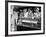 US Sailors Crowding around the Soda Fountain Aboard a Battleship-Carl Mydans-Framed Premium Photographic Print