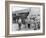 US Soldiers Exchanging Money at the US Mexican Border, Bridge to Mexico-Alfred Eisenstaedt-Framed Photographic Print