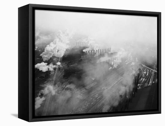 US Steel Aerial. Gary, Indiana. 1951-Margaret Bourke-White-Framed Premier Image Canvas