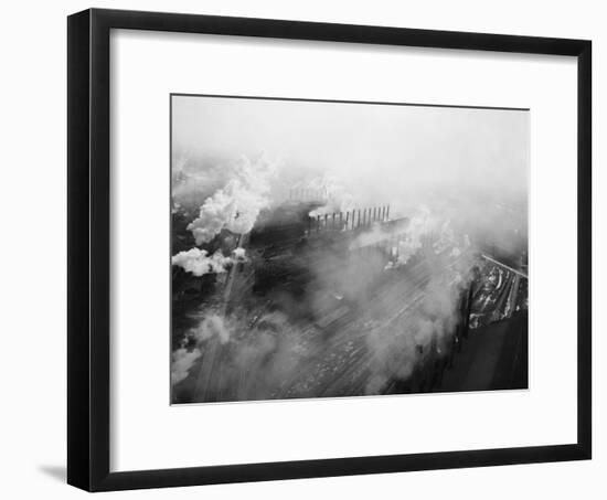 US Steel Aerial. Gary, Indiana. 1951-Margaret Bourke-White-Framed Photographic Print