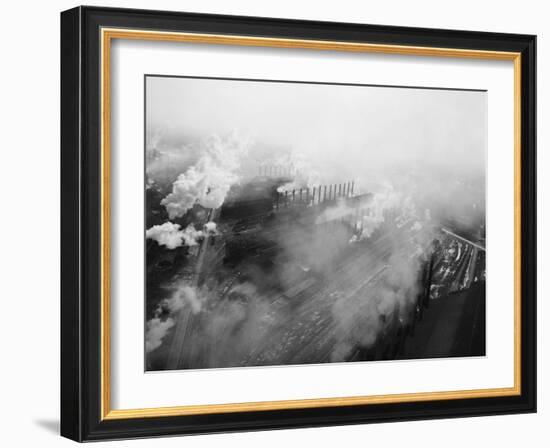 US Steel Aerial. Gary, Indiana. 1951-Margaret Bourke-White-Framed Photographic Print