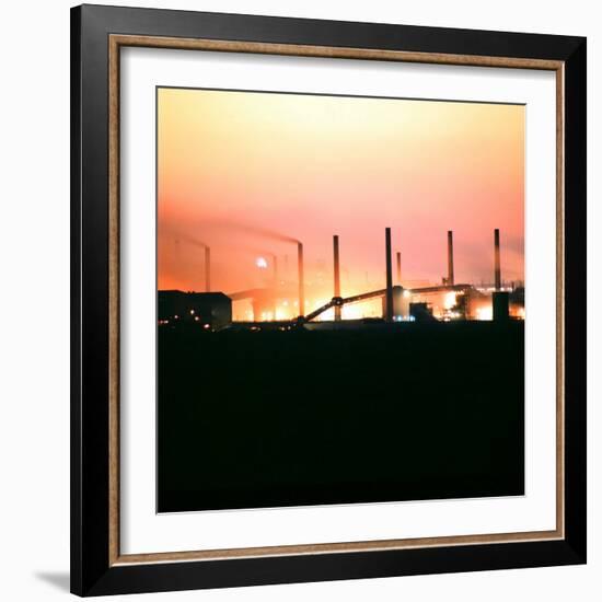 US Steel Plant-John Zimmerman-Framed Photographic Print