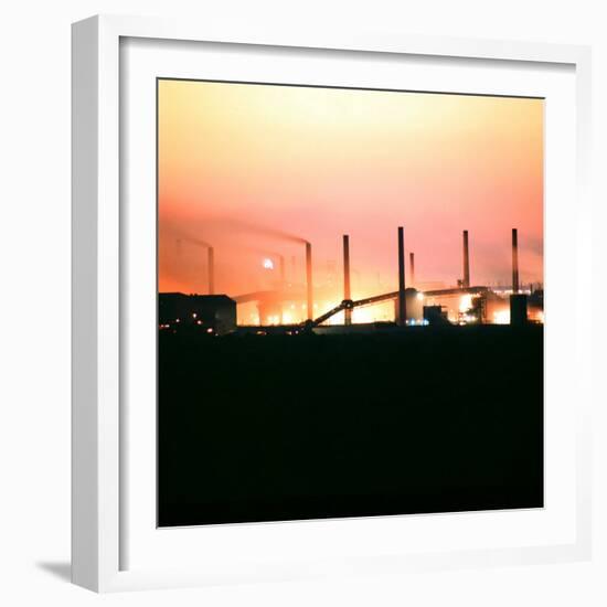 US Steel Plant-John Zimmerman-Framed Photographic Print