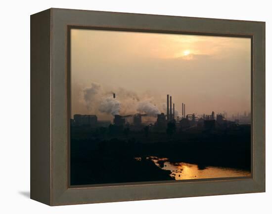 US Steel Plant-John Zimmerman-Framed Premier Image Canvas