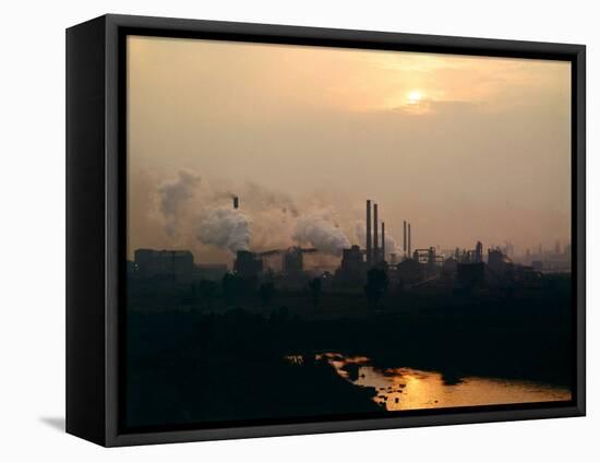 US Steel Plant-John Zimmerman-Framed Premier Image Canvas