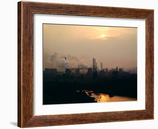 US Steel Plant-John Zimmerman-Framed Photographic Print