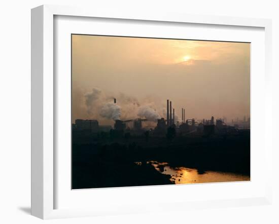 US Steel Plant-John Zimmerman-Framed Photographic Print