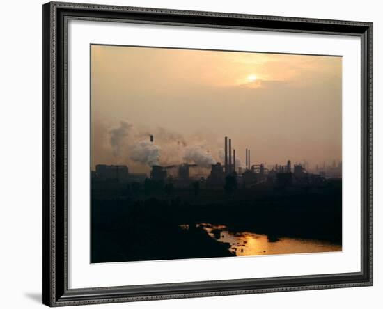 US Steel Plant-John Zimmerman-Framed Photographic Print