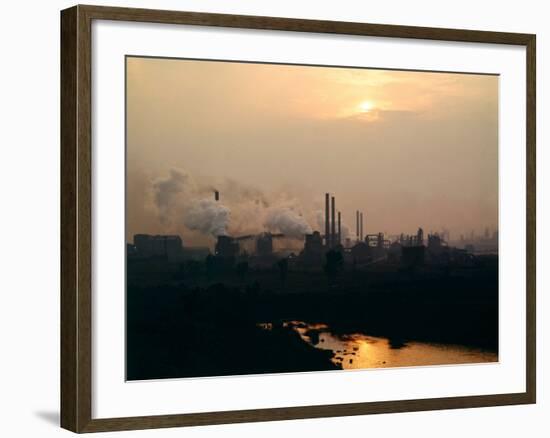 US Steel Plant-John Zimmerman-Framed Photographic Print