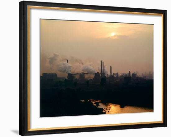 US Steel Plant-John Zimmerman-Framed Photographic Print