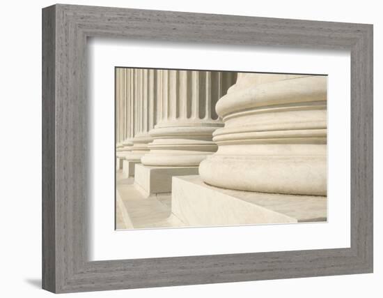 US Supreme Court Columns-Gary Blakeley-Framed Photographic Print