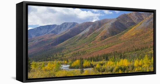 USA, Alaska, Brooks Range. Mountain landscape with stream.-Jaynes Gallery-Framed Premier Image Canvas