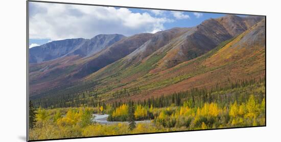 USA, Alaska, Brooks Range. Mountain landscape with stream.-Jaynes Gallery-Mounted Photographic Print