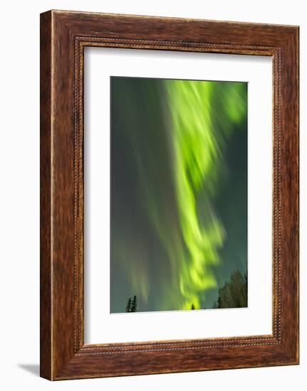 USA, Alaska, Central Alaska, Aurora, Northern Lights-Cathy & Gordon Illg-Framed Photographic Print