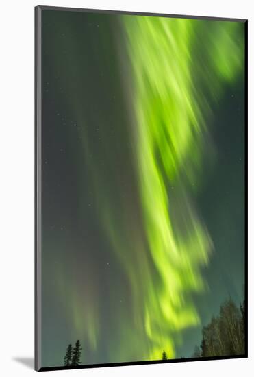 USA, Alaska, Central Alaska, Aurora, Northern Lights-Cathy & Gordon Illg-Mounted Photographic Print