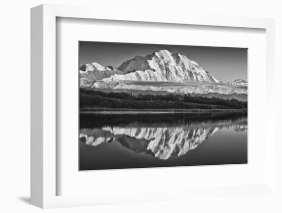 USA, Alaska, Denali, Mt. Mckinley from Wonder Lake-John Ford-Framed Photographic Print