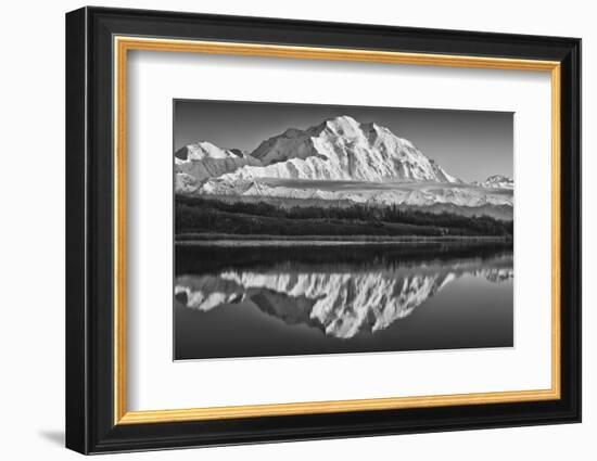 USA, Alaska, Denali, Mt. Mckinley from Wonder Lake-John Ford-Framed Photographic Print