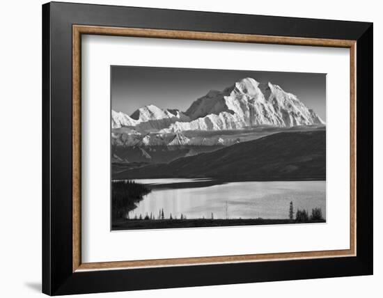 USA, Alaska, Denali, Mt. McKinley from Wonder Lake-John Ford-Framed Photographic Print