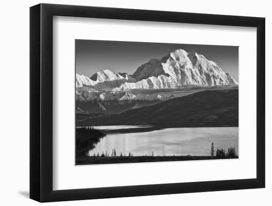 USA, Alaska, Denali, Mt. McKinley from Wonder Lake-John Ford-Framed Photographic Print