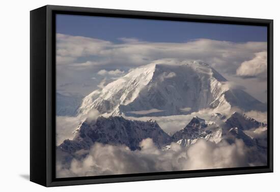 USA, Alaska, Denali, Mt. Mckinley Summit in Clouds-John Ford-Framed Premier Image Canvas