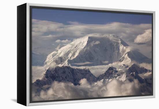 USA, Alaska, Denali, Mt. Mckinley Summit in Clouds-John Ford-Framed Premier Image Canvas