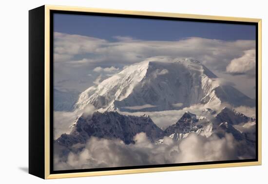 USA, Alaska, Denali, Mt. Mckinley Summit in Clouds-John Ford-Framed Premier Image Canvas