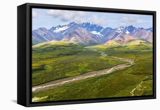 USA, Alaska, Denali National Park. Mountain landscape with Polychrome Pass.-Jaynes Gallery-Framed Premier Image Canvas