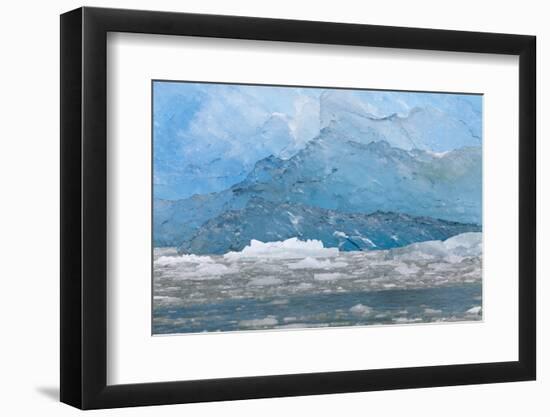 USA, Alaska, Endicott Arm. Blue Ice and Icebergs-Don Paulson-Framed Photographic Print