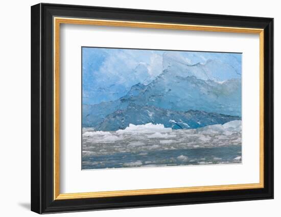 USA, Alaska, Endicott Arm. Blue Ice and Icebergs-Don Paulson-Framed Photographic Print