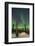 USA, Alaska, Fairbanks. a Quinzee Snow Shelter and Aurora Borealis-Cathy & Gordon Illg-Framed Photographic Print