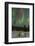 USA, Alaska, Fairbanks. a Quinzee Snow Shelter and Aurora Borealis-Cathy & Gordon Illg-Framed Photographic Print