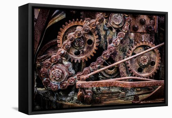 USA, Alaska. Gears and chains-Jaynes Gallery-Framed Premier Image Canvas