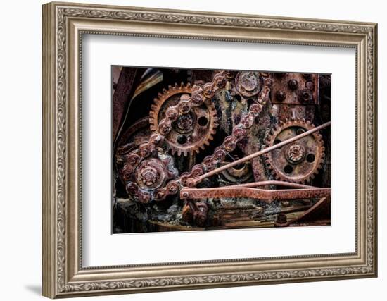 USA, Alaska. Gears and chains-Jaynes Gallery-Framed Photographic Print