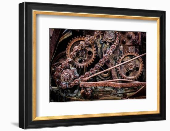 USA, Alaska. Gears and chains-Jaynes Gallery-Framed Photographic Print