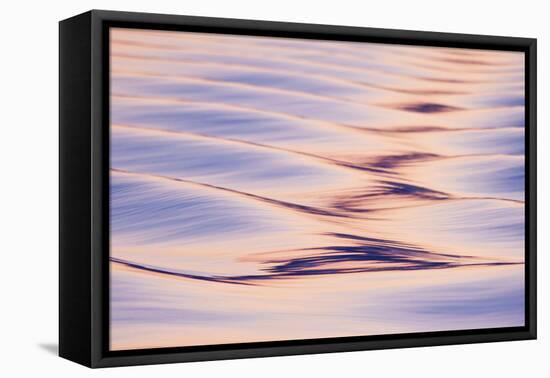 USA, Alaska, Icy Straight. Sunset Reflections on Water-Don Paulson-Framed Premier Image Canvas