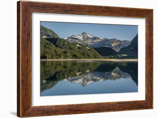 USA, Alaska, Katmai National Park. Landscape in Geographic Harbor of Amalik Bay.-Frank Zurey-Framed Photographic Print