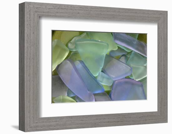 USA, Alaska, Ketchikan, Beach Glass-Savanah Stewart-Framed Photographic Print